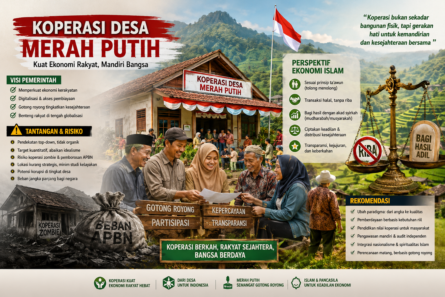 Mengkritisi Ambisi Besar dari Koperasi Merah Putih