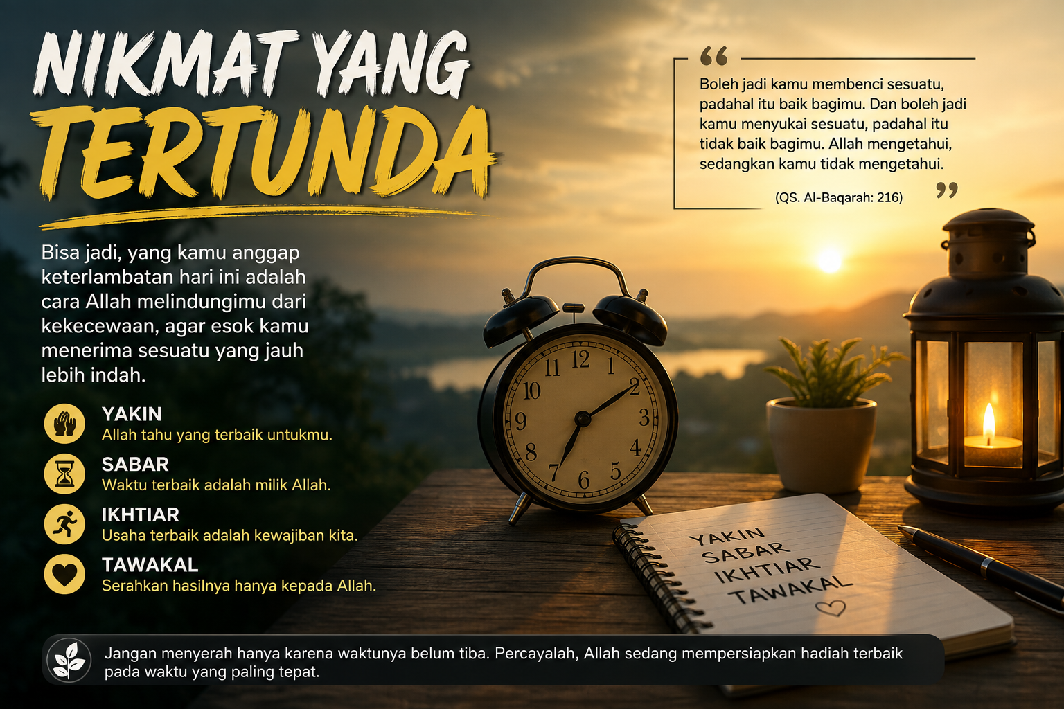 Memahami Nikmat yang Tertunda